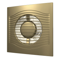 SLIM 4C Champagne, Вентилятор накладной SLIM D100 обр.клапан Champagne DICITI
