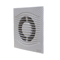 SLIM 5C white carbon Эра. Вентилятор осевой вытяжной с обр. клап. D 125, декоративный
